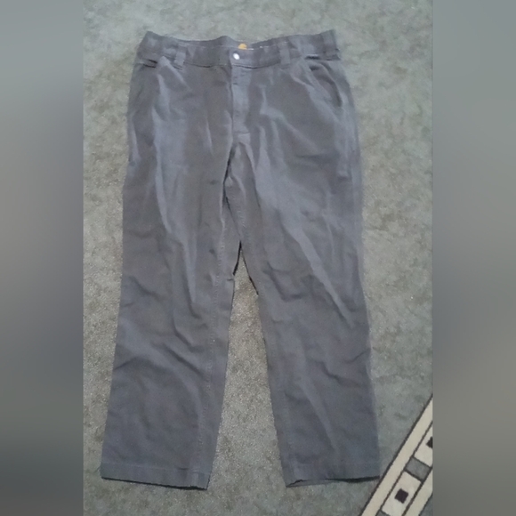 Carhartt Men's Gray Canvas Pants - Picture 1 of 6